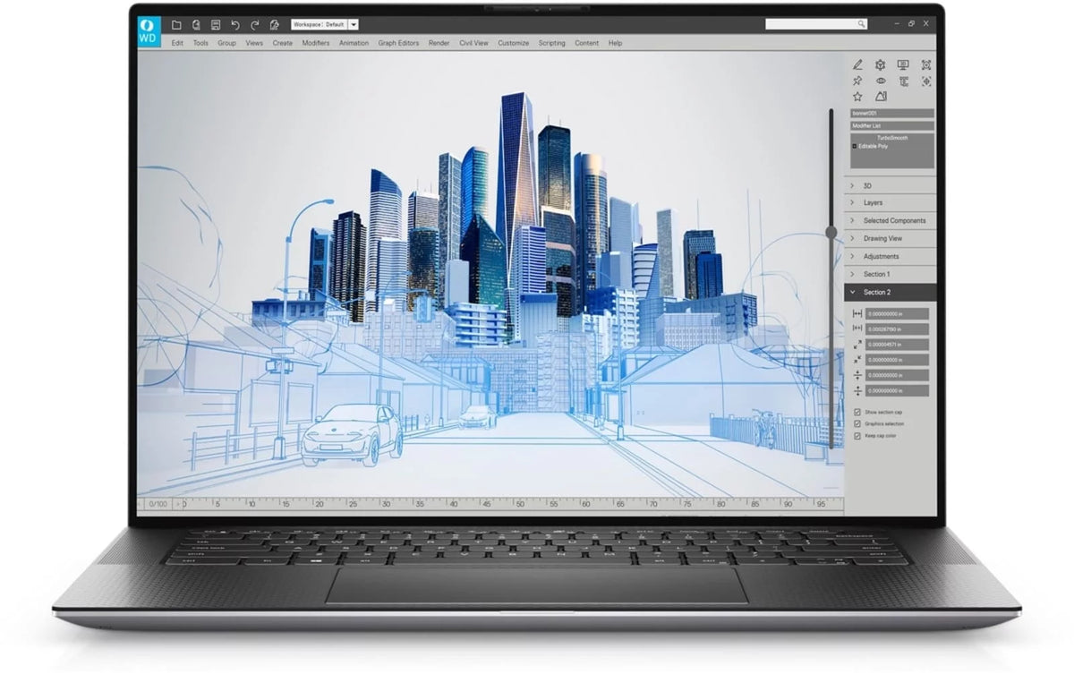 Restored 15.6" FHD+ Core i5 2TB SSD 64GB RAM Workstation Laptop J72776