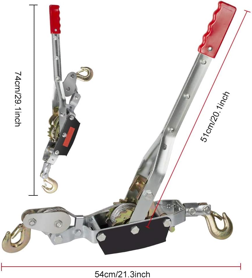 4-Ton Dual Gear Power Puller V871