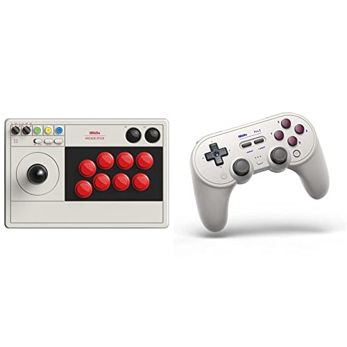 Arcade Stick, Wireless Bluetooth, 2.4G Receiver, Wired Connection J710116