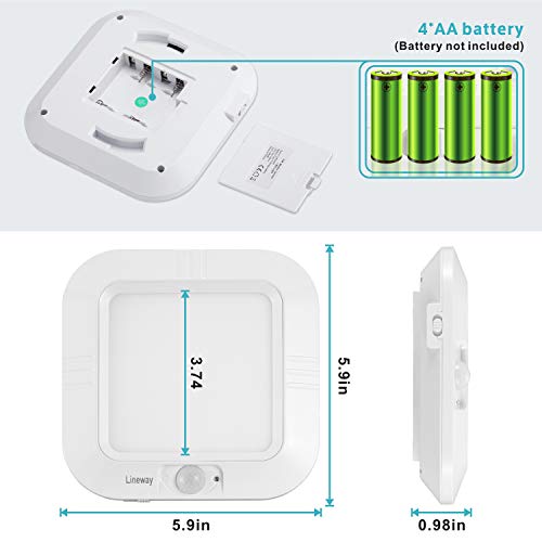 Rechargeable Motion Sensor LED Ceiling Light P8245