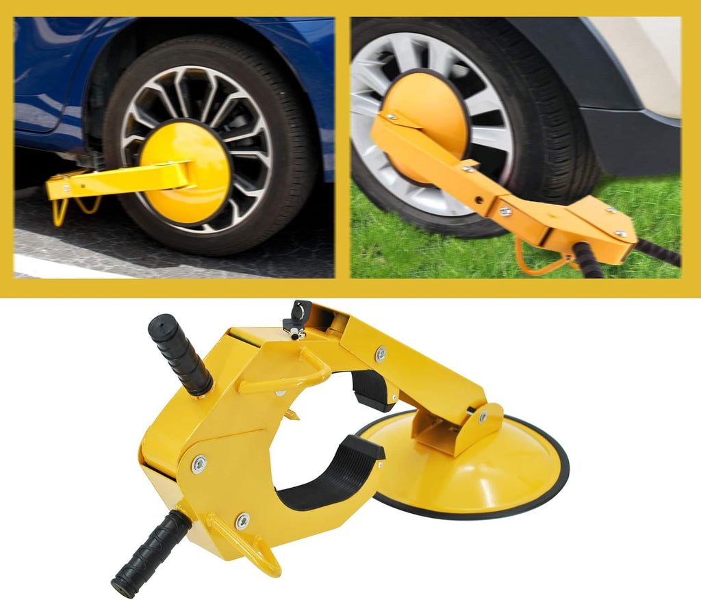 2 Pack Adjustable Heavy Duty Steel Wheel Lock Clamp P275