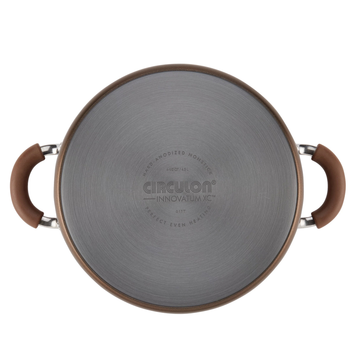 4.5 Quart Hard-Anodized Non Stick Covered Dutch Oven U679