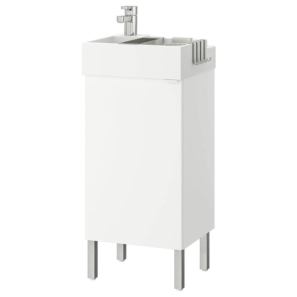 White Sink Cabinet with 1 Door D6596