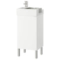 White Sink Cabinet with 1 Door D6596