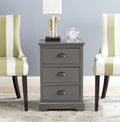 Grey 3 Drawer Side Table Z438891