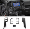Carbon Fiber Central Console Air Conditioner Panel Trim 5pcs B41854