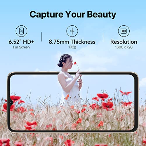 Unlocked Smartphone, 3GB+32GB 256GB Expandable, 5150mAh Battery, 6.52" Full Screen, 13MP Camera G581038