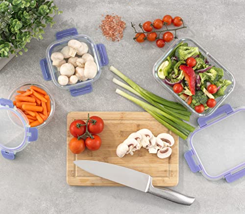 24pc Borosilicate Glass Storage Containers with Lids U151