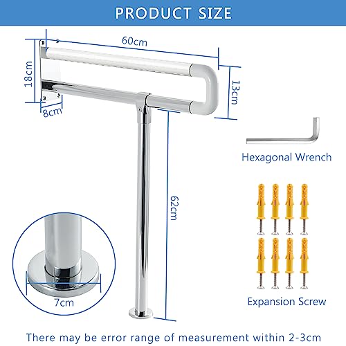 23.6 Inch Anti Slip Bathroom Grab Bar E609089