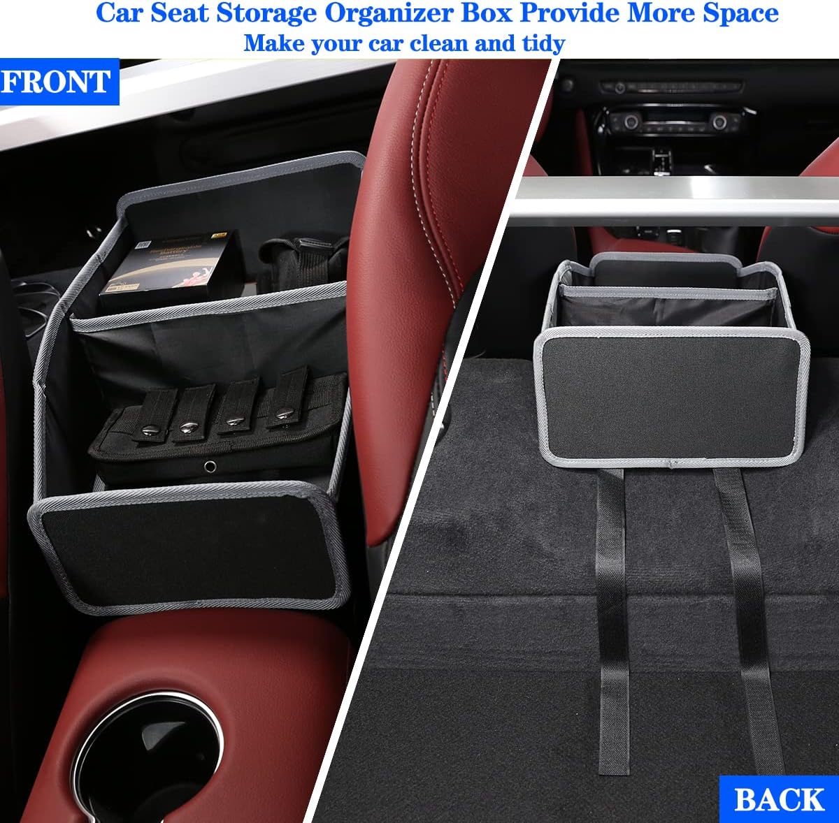 Car Seat Organizer Collapsible Oxford Cloth U35650