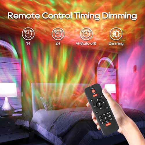 Galaxy Projector with Bluetooth Speakers Night Light Timer Remote Control J6828