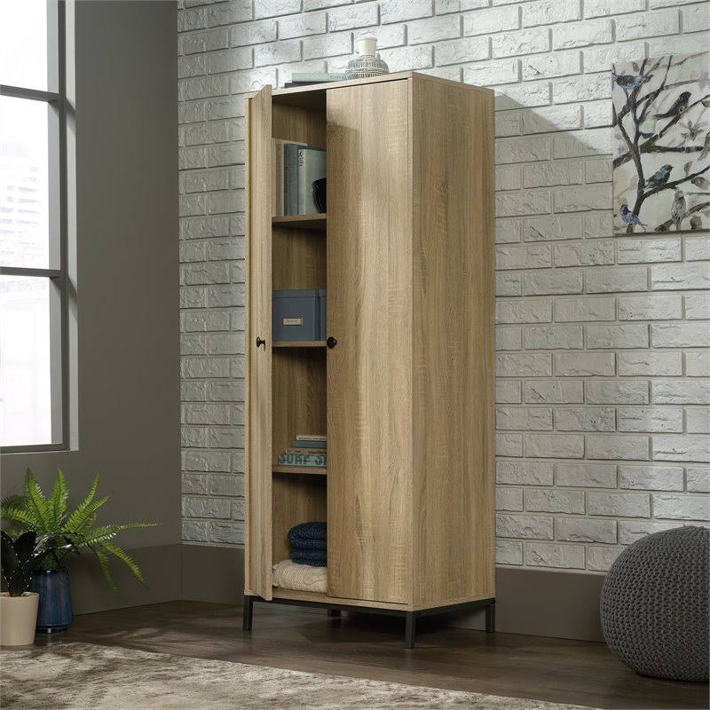 Tall Wood Storage Cabinet C450