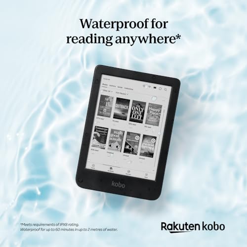 16GB Black 6" Glare-Free Touchscreen eReader S404