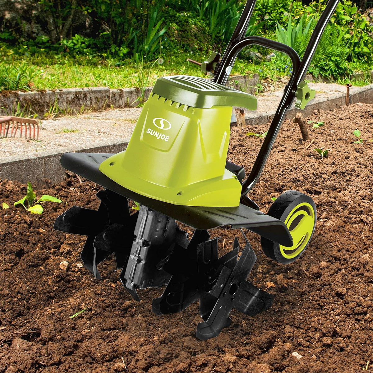 16-Inch 12-Amp Electric Tiller and Cultivator I8545