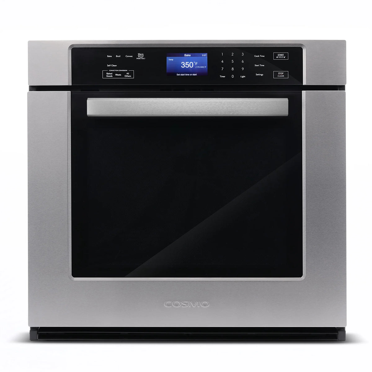 5 Piece Kitchen Appliance Package With 36" Electric Cooktop 30" Single Electric Wall Oven 24.4" Countertop Microwave French Door Refrigerator 24" Built-in Fully Integrated Dishwasher H55973