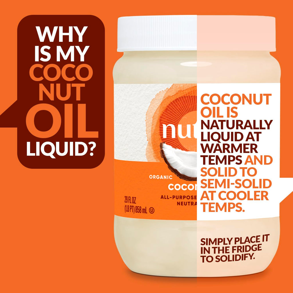 Organic Steam Refined Coconut Oil, 128 Fl Oz X48387