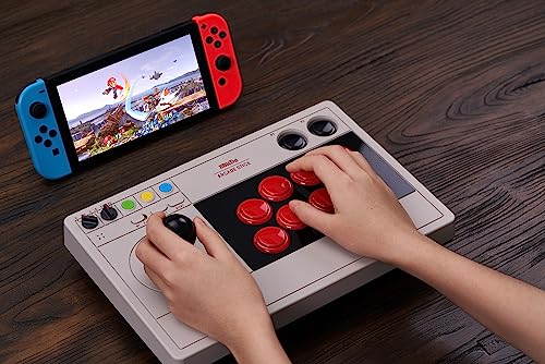 Arcade Stick, Wireless Bluetooth, 2.4G Receiver, Wired Connection J710116