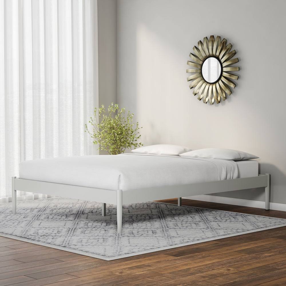 King Grey Stainless Steel Bed Frame R571301
