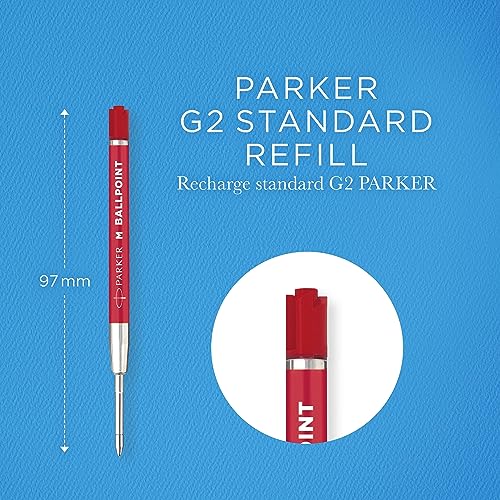 Medium Tip Red Ballpoint Pen Refill 2 Count N59492