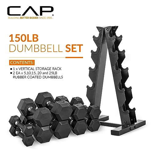 150lbs and 210lbs Dumbbell Set with Rack R660