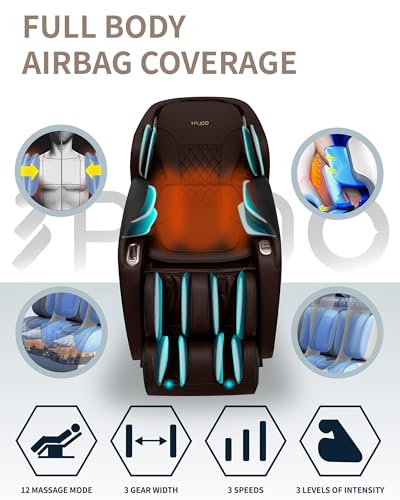 Beige Massage Chair with Heated SL Track L2972