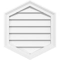 Vertical Peaked Surface Mount PVC Gable Vent Z703194
