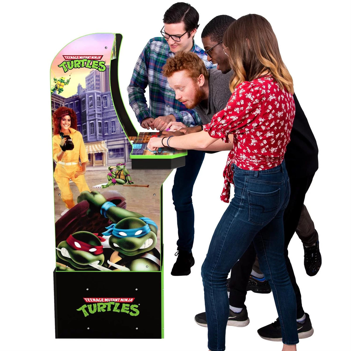 Teenage Mutant Ninja Turtles Arcade Machine with Riser G294