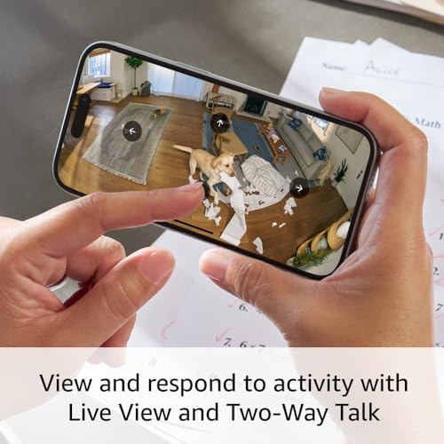 White 360° Pan-Tilt Indoor Cam with Two-Way Talk Z15245