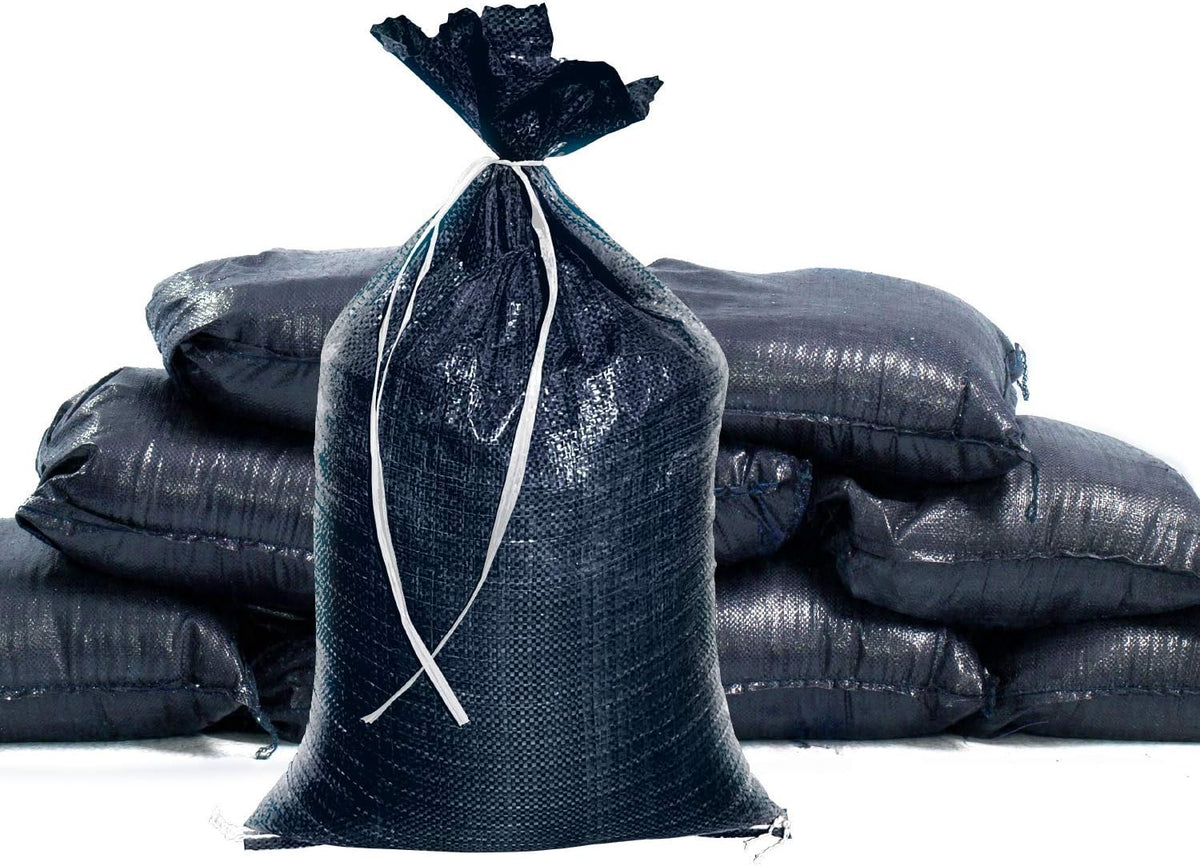 Black Empty Poly Sandbags 14 Inch x 26 Inch 1000 Bags M97990