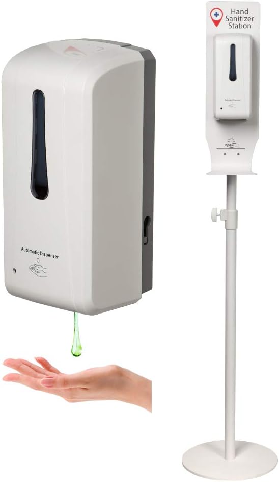 Automatic Sanitizer Dispenser with Height Adjustable Metal Stand R52509