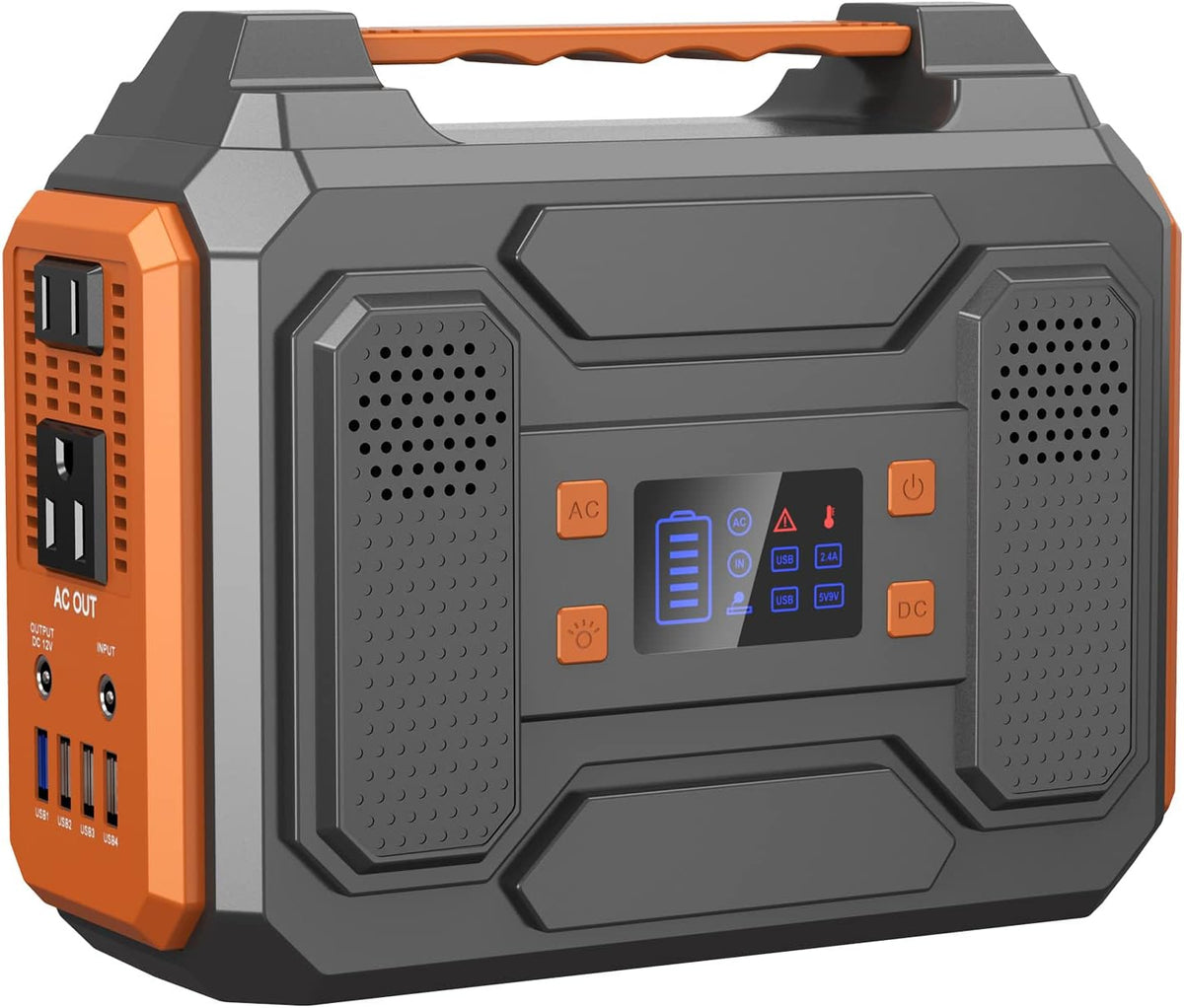 300W 280Wh Portable Power Station with DC AC Outlet D85493