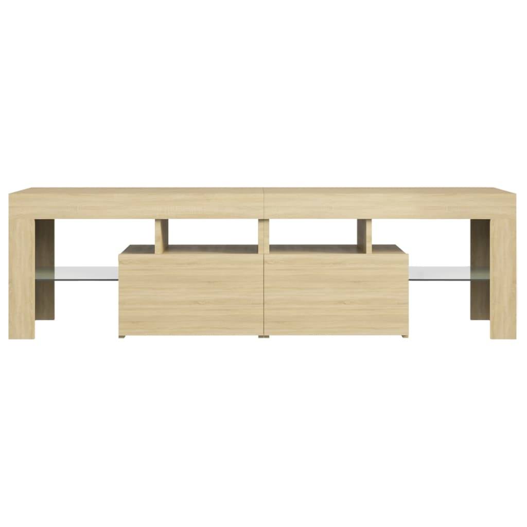 Sonoma Oak TV Cabinet with LED Lights T323074