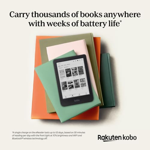 16GB Black 6" Glare-Free Touchscreen eReader S404
