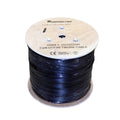 CAT 6 UTP 1000 ft Black Bulk Cable Q295