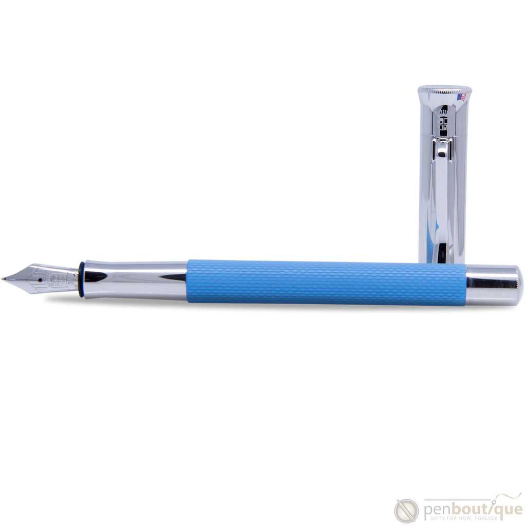 Fountain Pen Guilloche Gulf Blue - Fine B2458