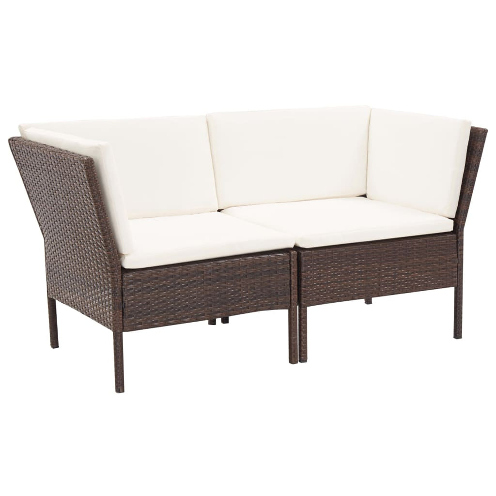 6 Piece Outdoor Sectional Set with Coffee Table Ottoman H505251