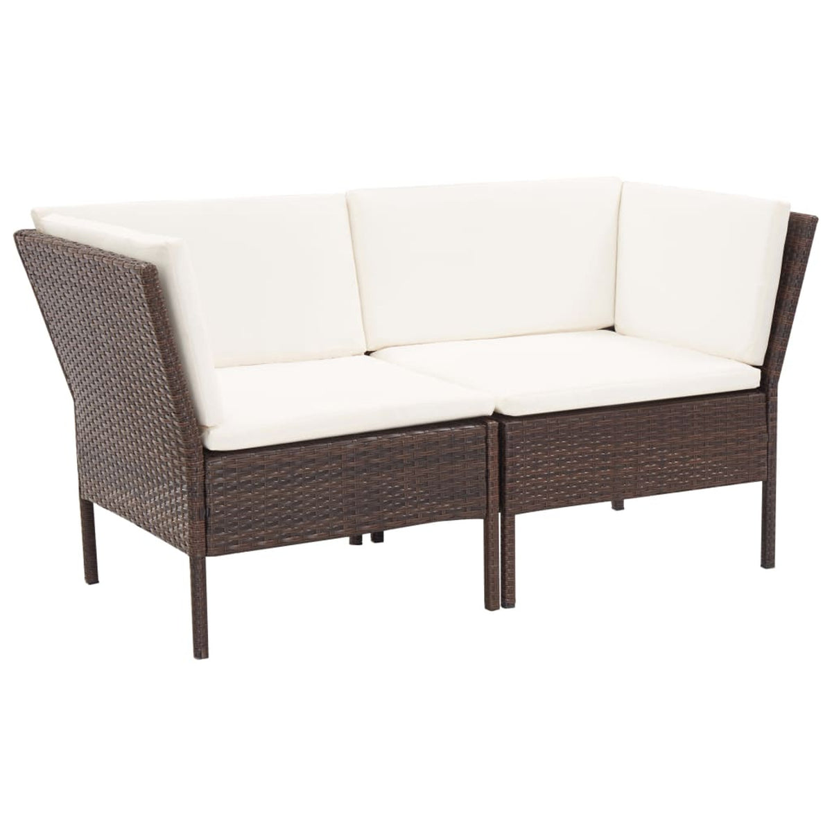 6 Piece Outdoor Sectional Set with Coffee Table Ottoman H505251