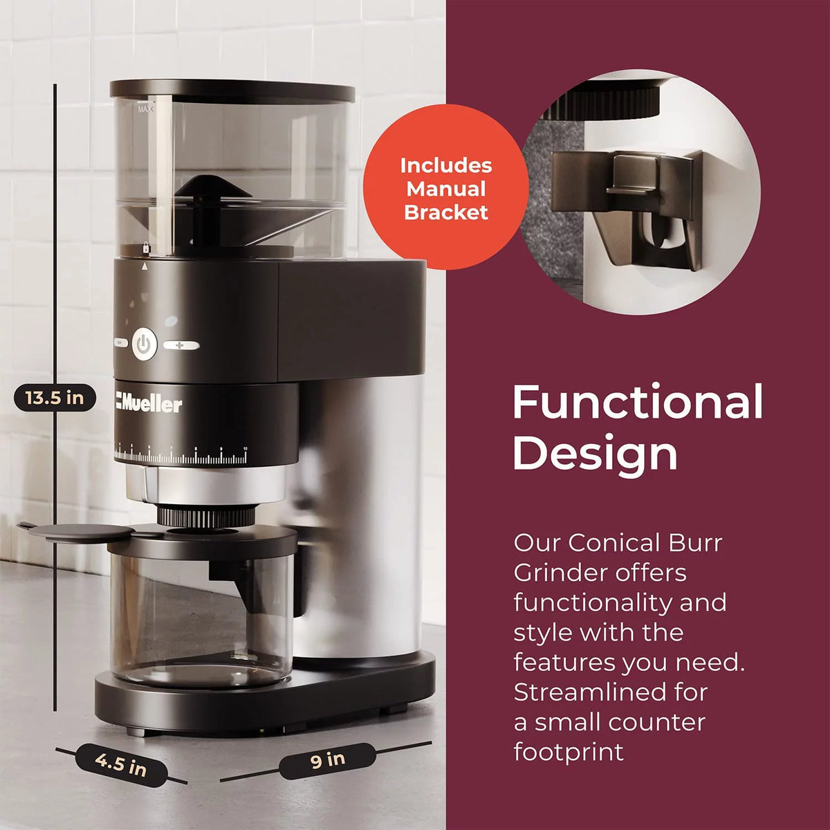 Conical Burr Grinder Q586