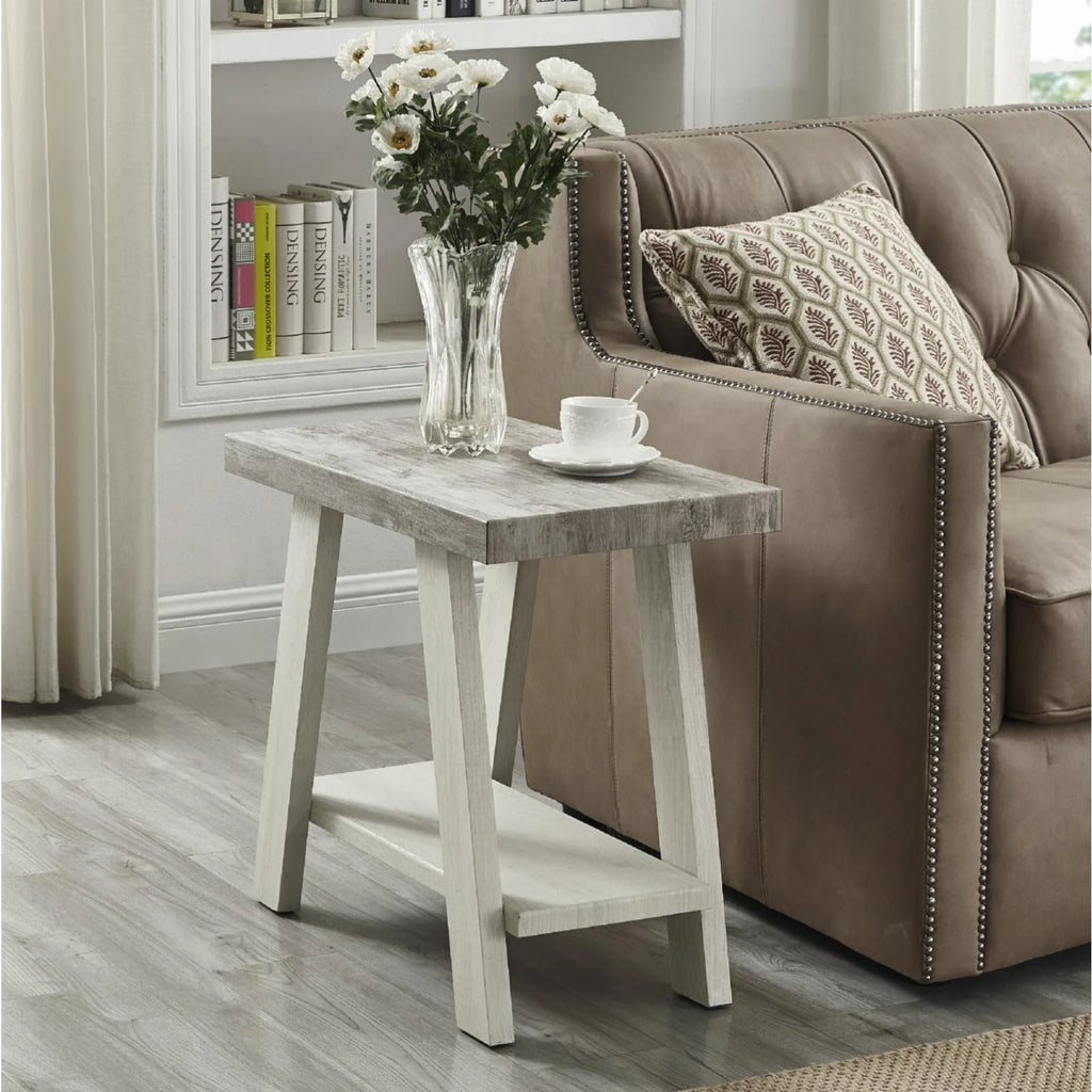 Wood Shelf End Table T630381