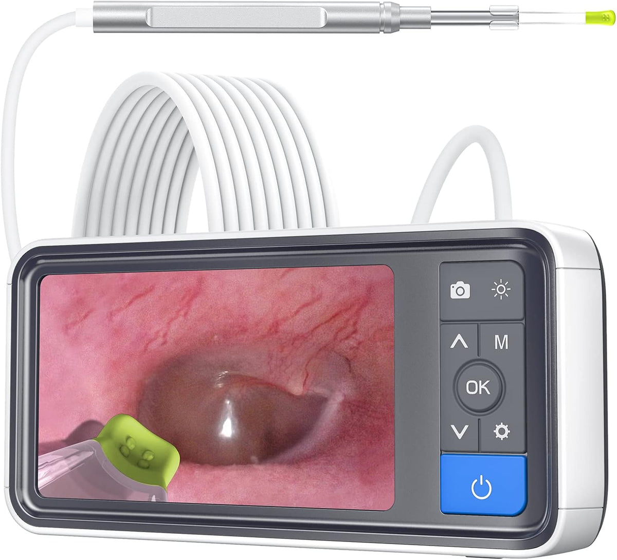 1080P HD Ear Wax Removal Otoscope with IPS Screen and 32G Card S1097