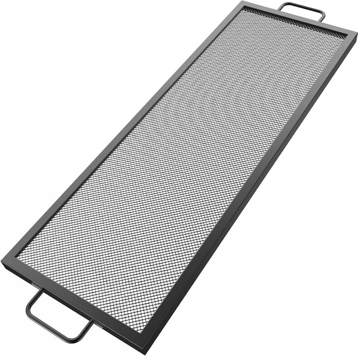 32 x 15 inch Black Steel Fire Pit Grill Grate S9162