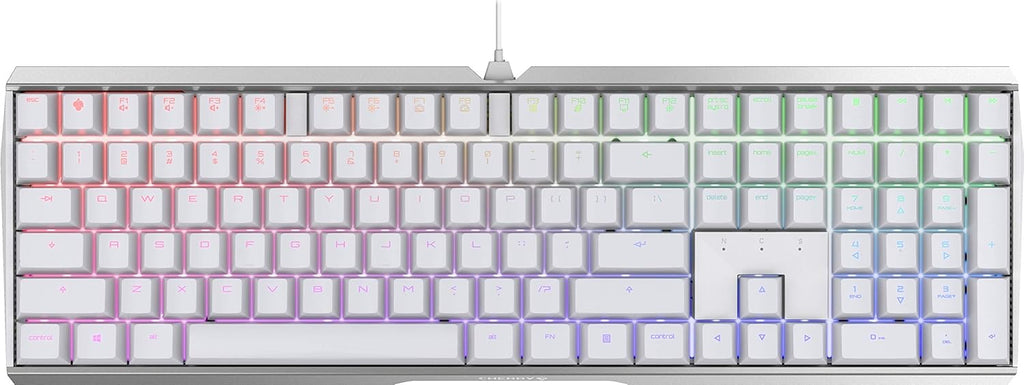 Cherry MX Board 3.0 S Wired Mechanical Keyboard Aluminum Housing MX Red Silent White QWERTY Q2706
