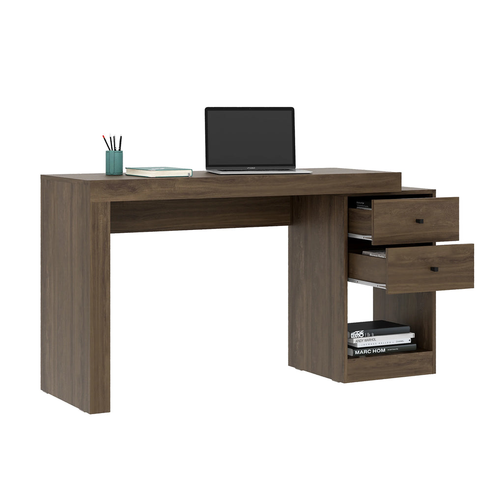 Expandable Walnut Home Office Desk H94093