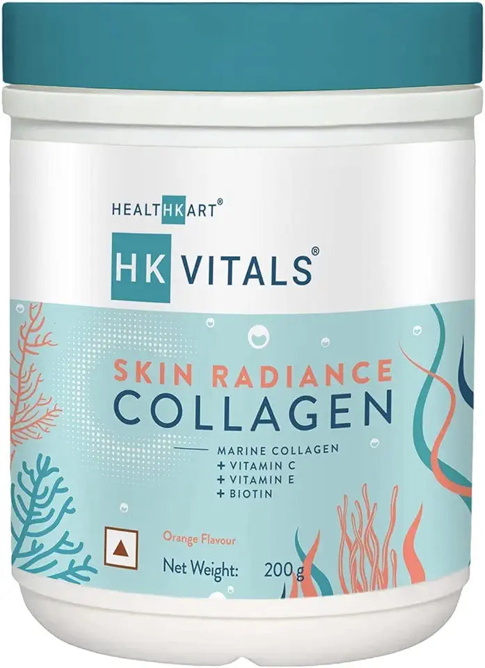 Collagen Supplement with Biotin Vitamin C E Orange 200 g P439