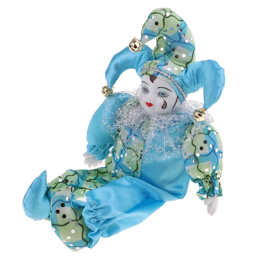 Porcelain Clown Figurines U24579