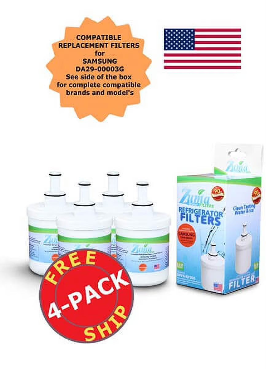 Water and Ice Filter 4 Pack D136