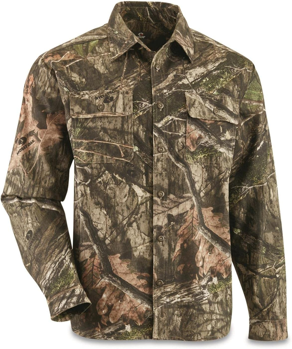 Camo Long Sleeve Button Up Shirts D81235