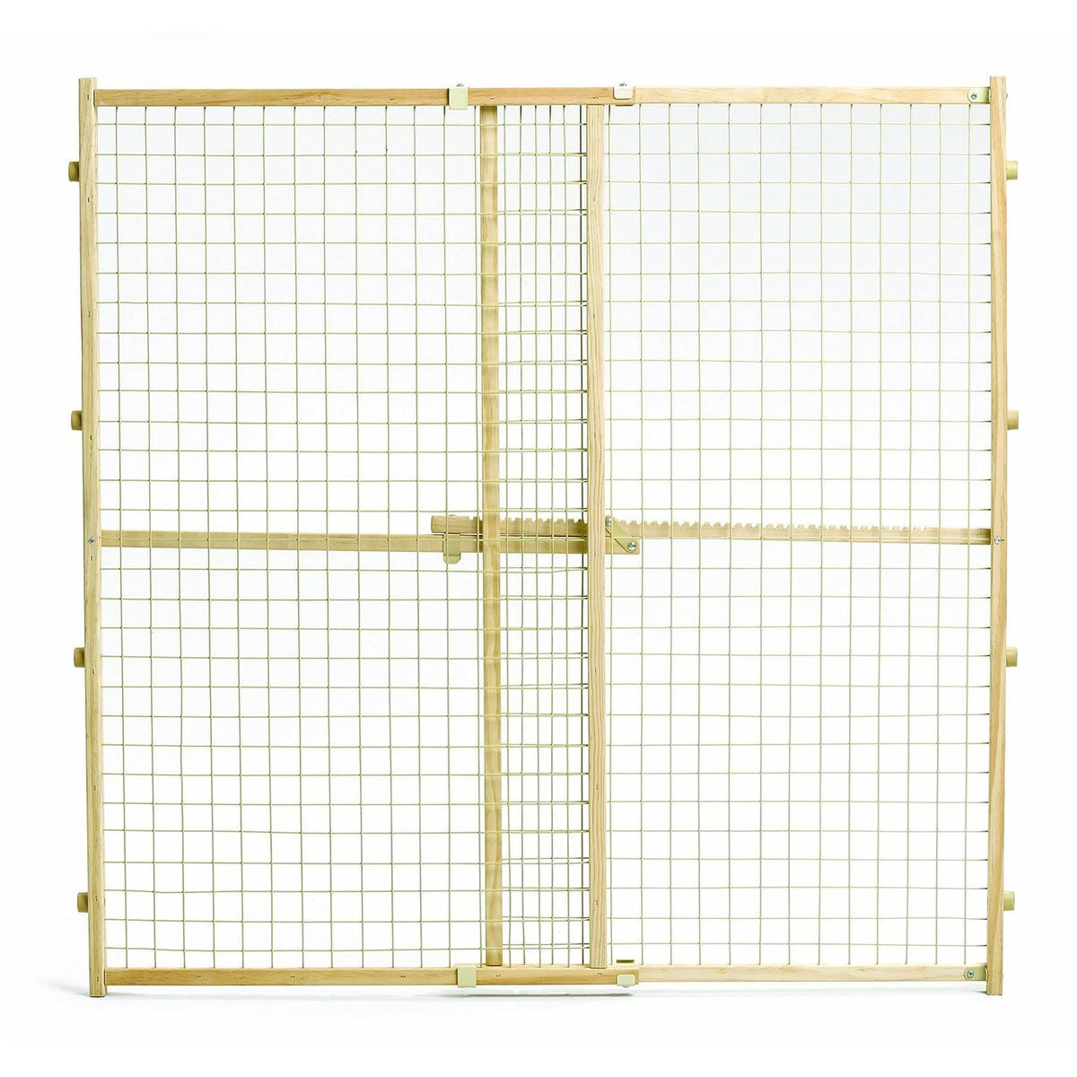44-in Wood Wire Mesh Pet Gate E54983