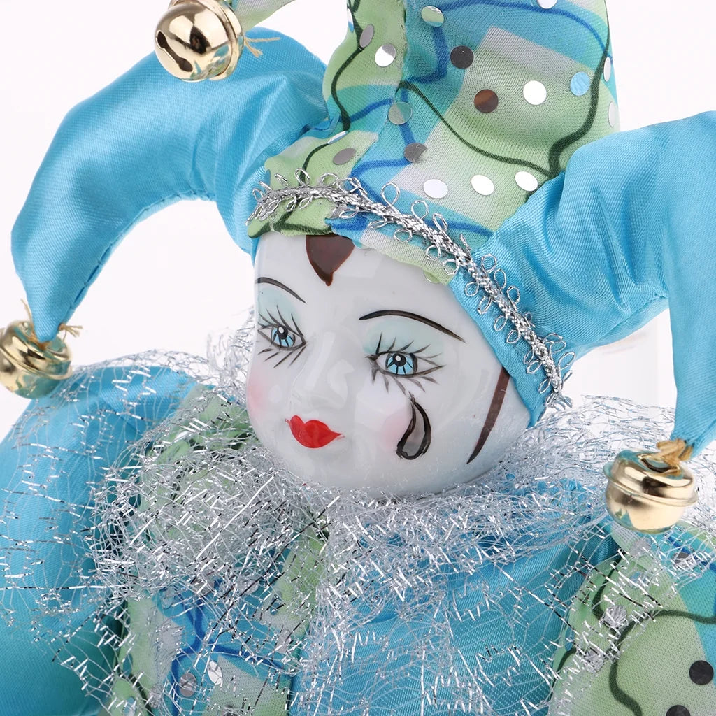 Porcelain Clown Figurines U24579