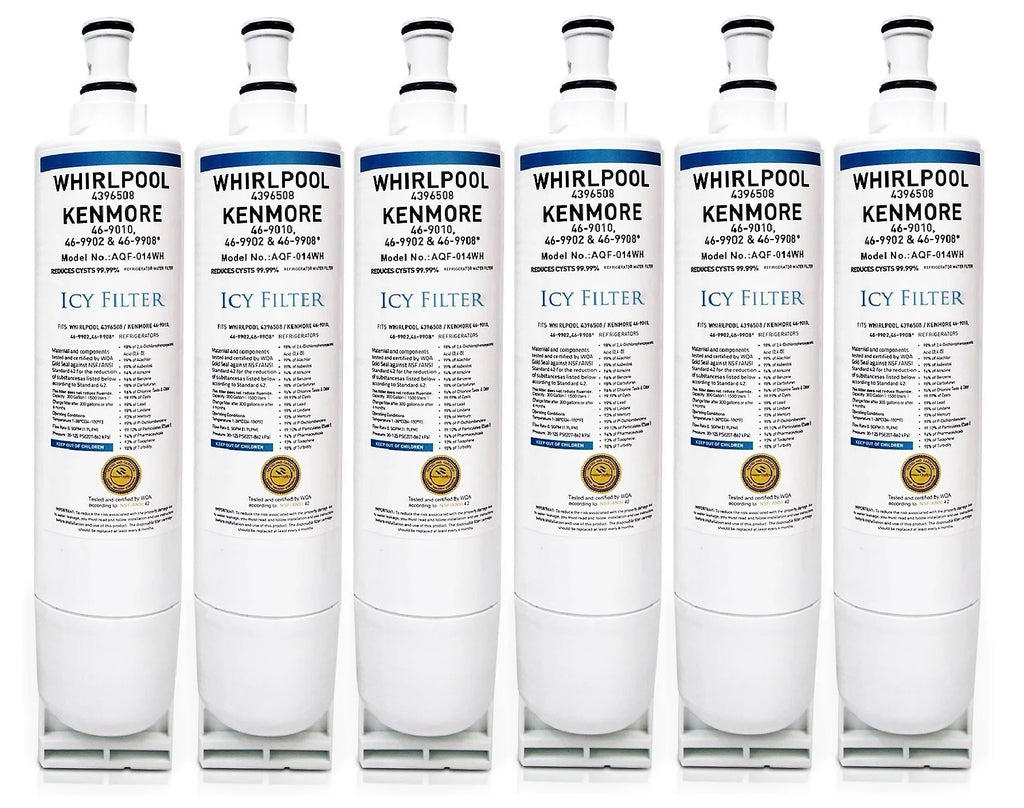 6 Pack Fridge Water Filter E4892